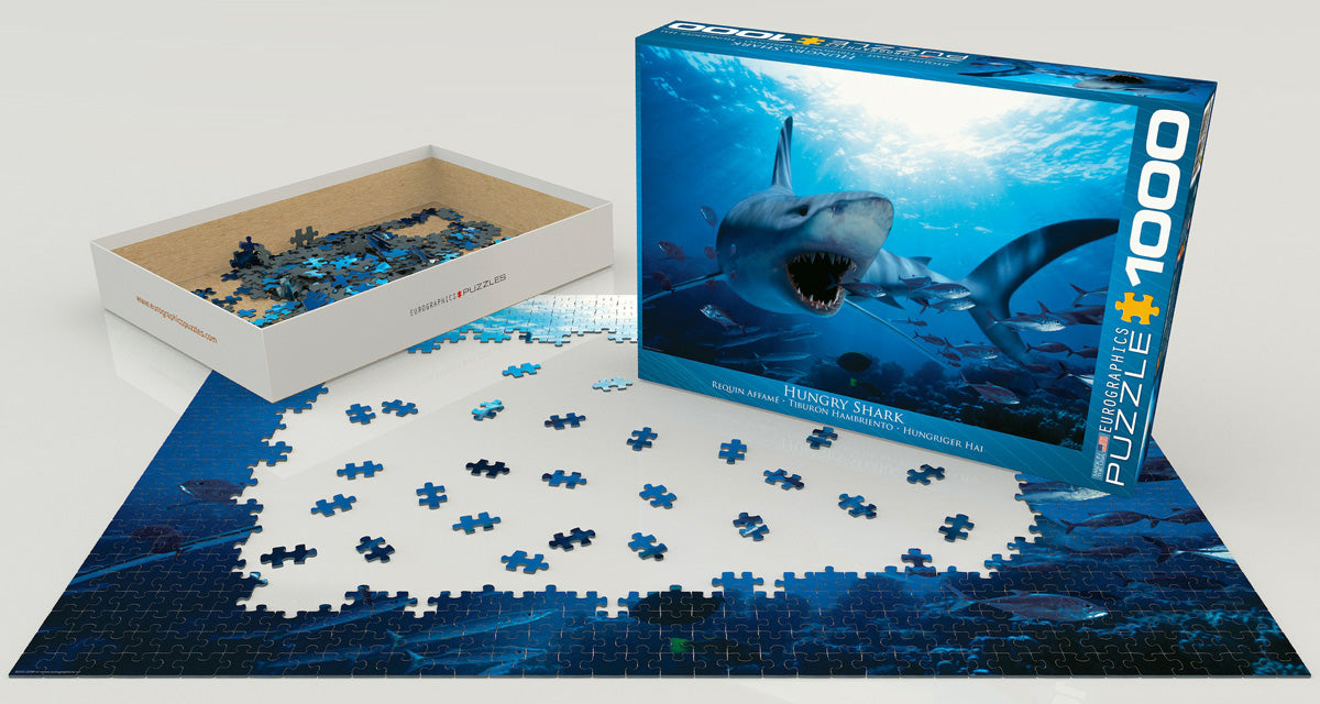 Hungry Shark 1000-Piece Puzzle