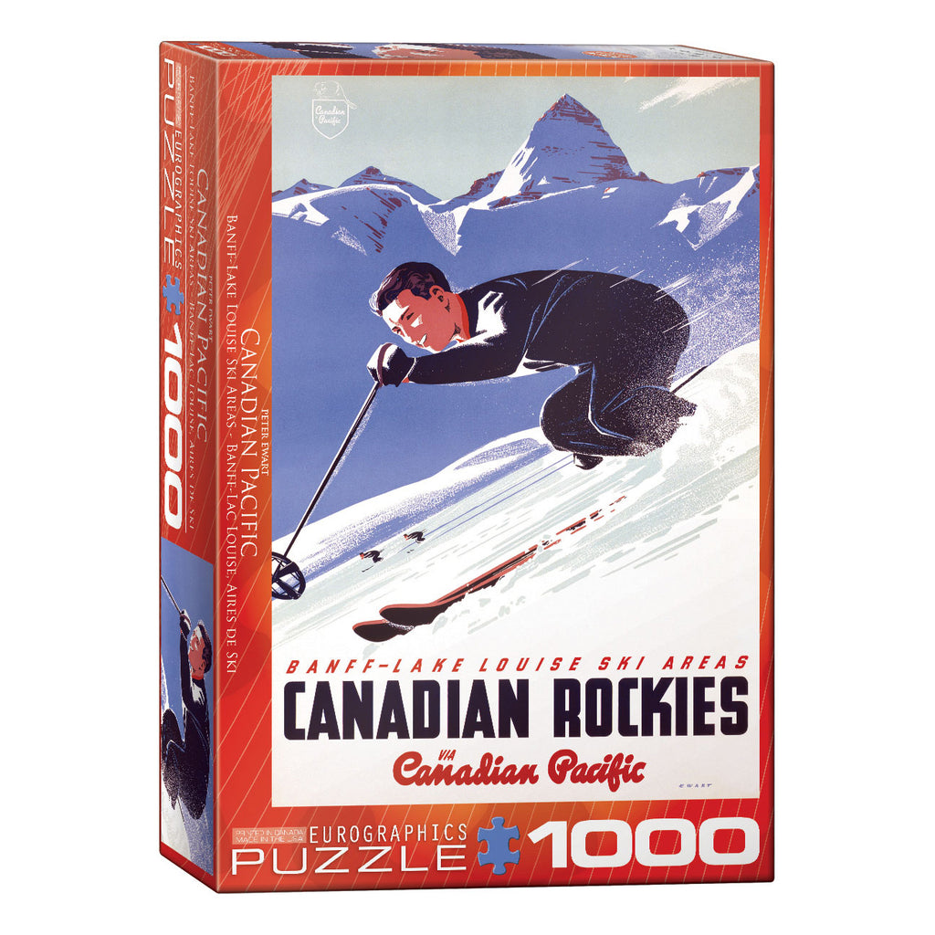 Banff Lake Louise Ski Areas 1000-Piece Puzzle