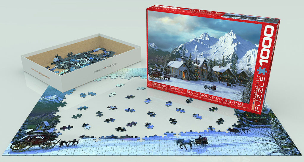 Rocky Mountain Christmas 1000-Piece Puzzle
