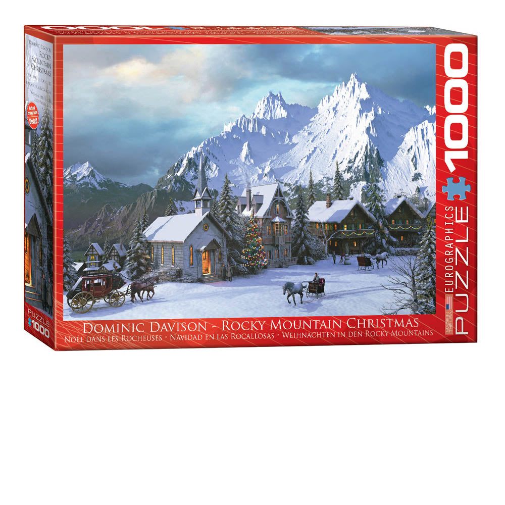 Rocky Mountain Christmas 1000-Piece Puzzle