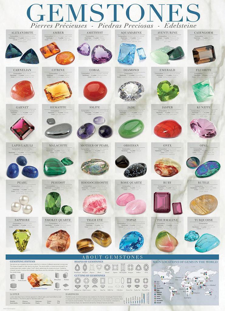 Gemstones 1000-Piece Puzzle