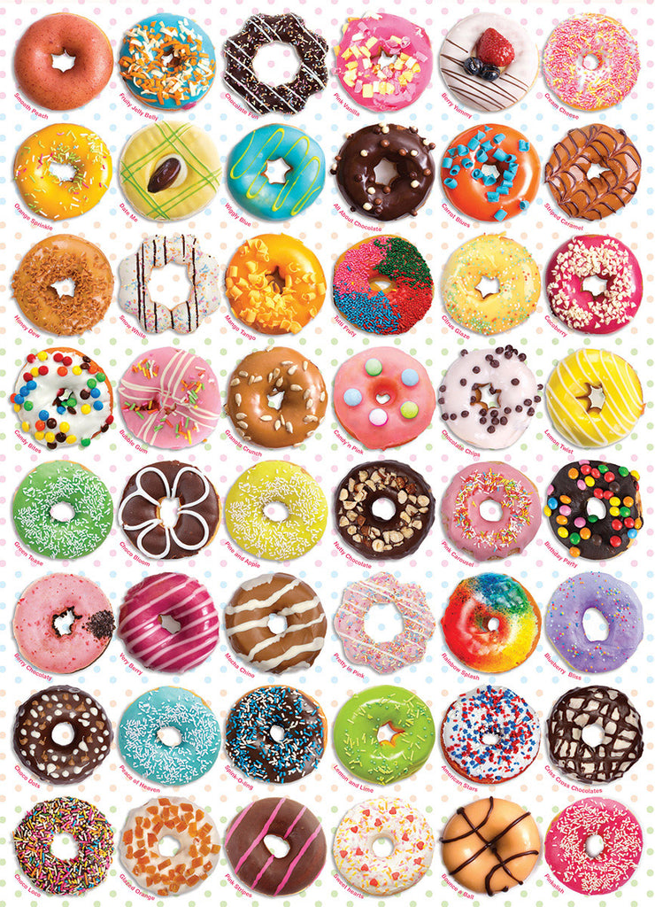 Donuts Tops Sweets 1000-Piece Puzzle