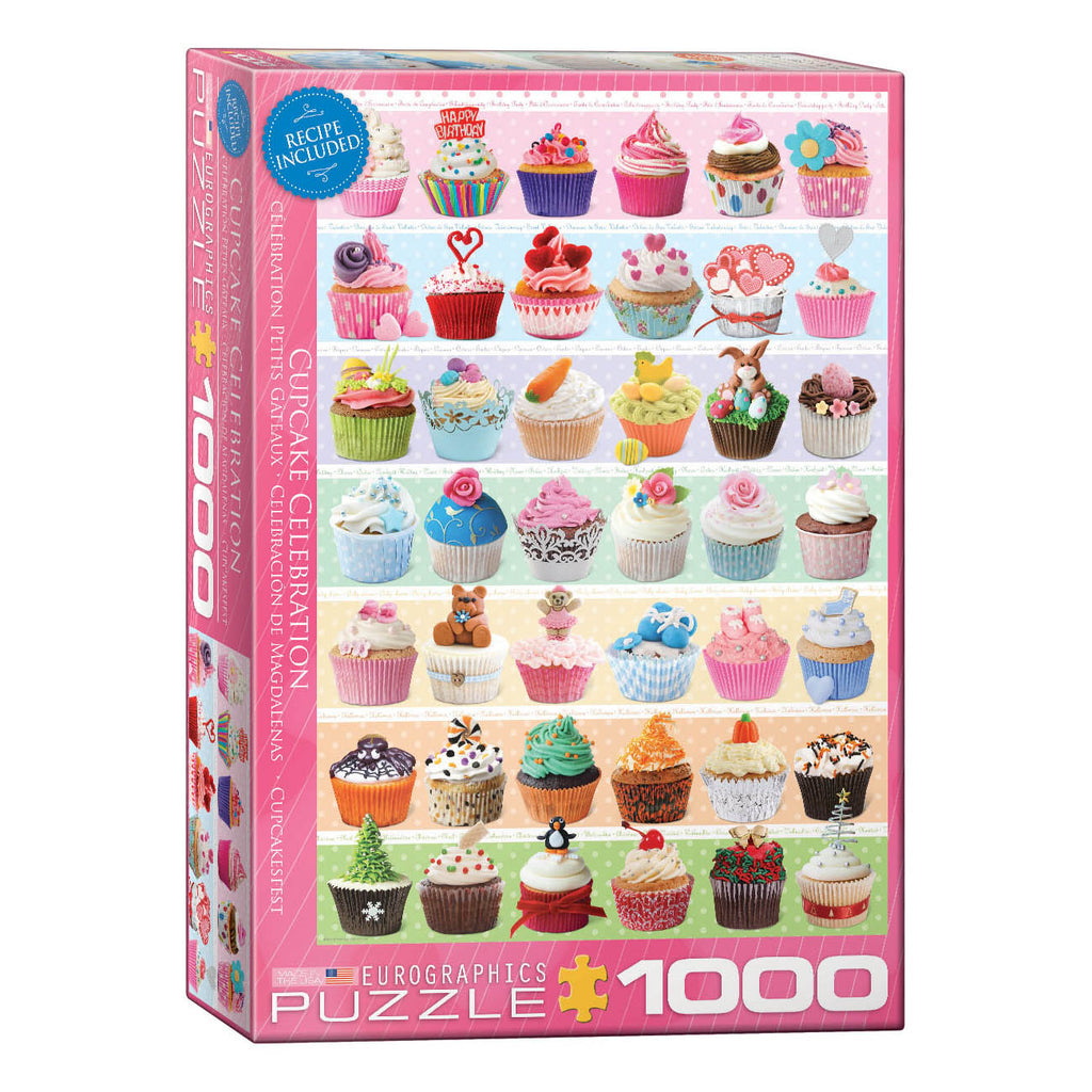 Cupcake Celebration 1000-Piece Puzzle