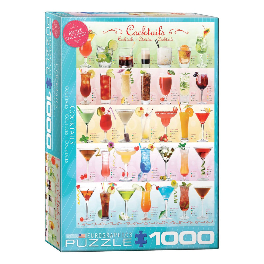 Cocktails<br>Casse-tête de 1000 pièces