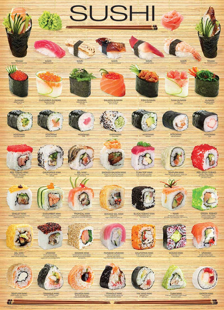 Sushi - Casse-tête de 1000 pièces