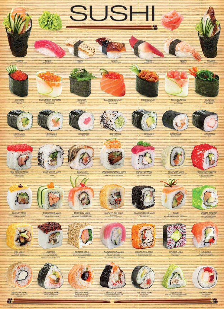 Sushi<br>Casse-tête de 1000 pièces