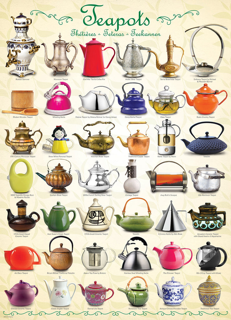 Teapots 1000-Piece Puzzle