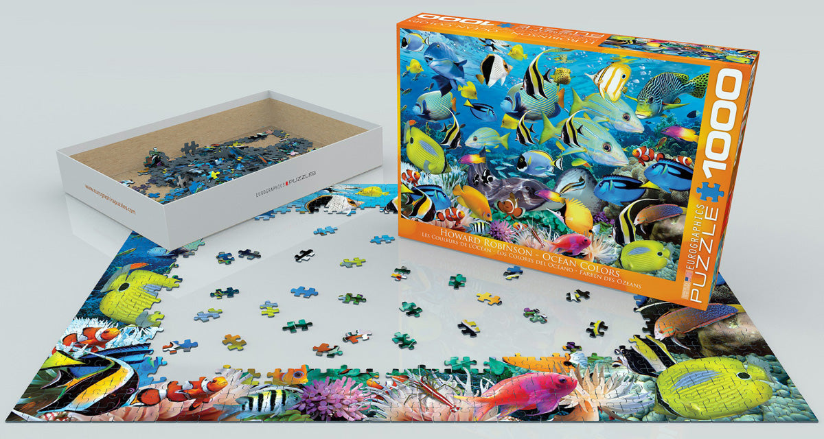 Ocean Colors 1000-Piece Puzzle