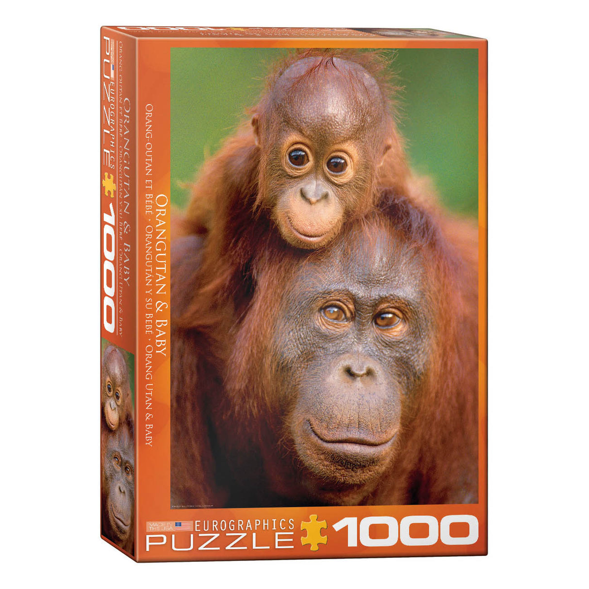 Orangutan & Baby 1000-Piece Puzzle