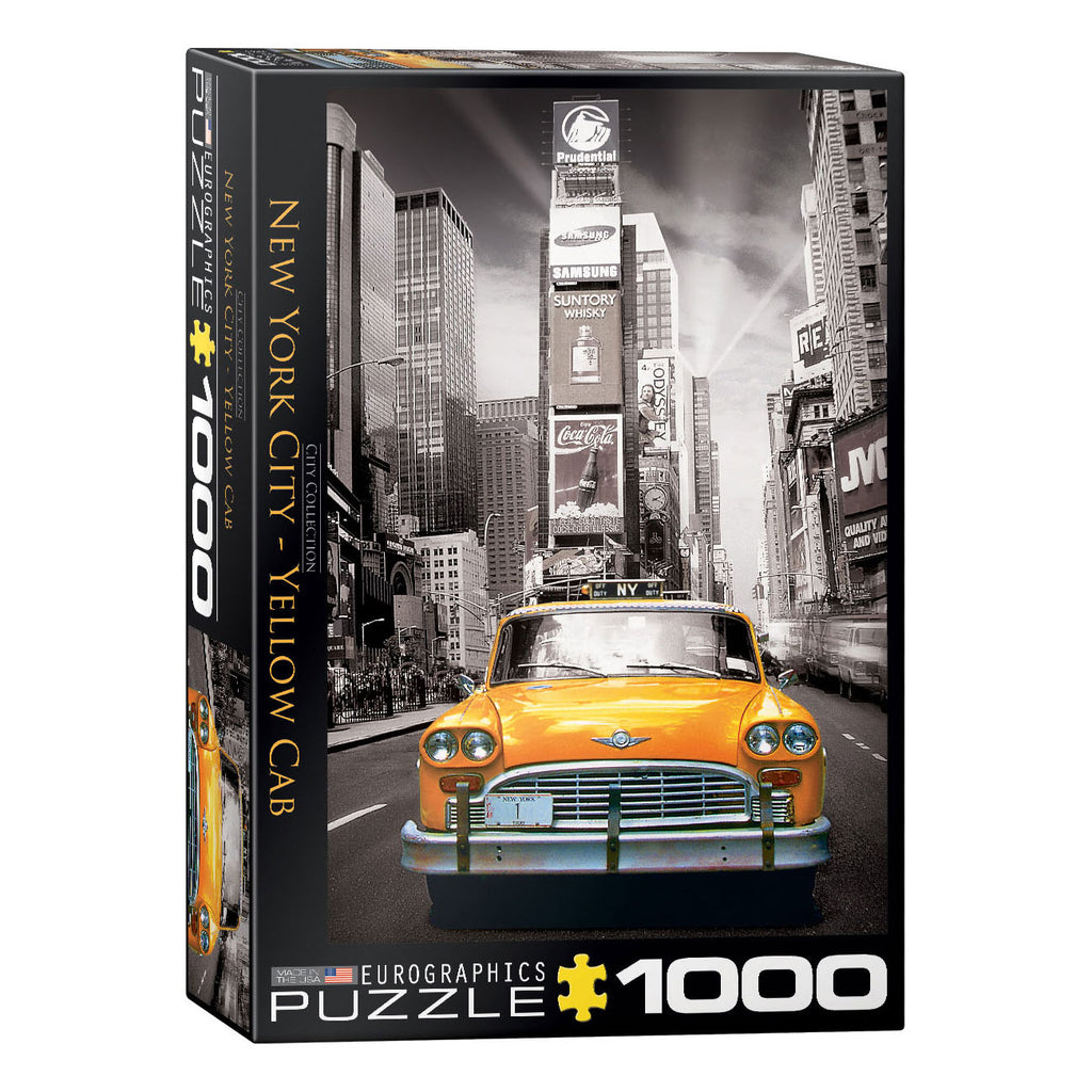 NYC Taxi jaune<br>Casse-tête de 1000 pièces