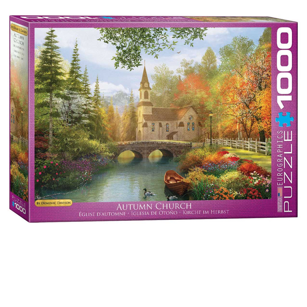 Autumn Church 1000-Piece Puzzle