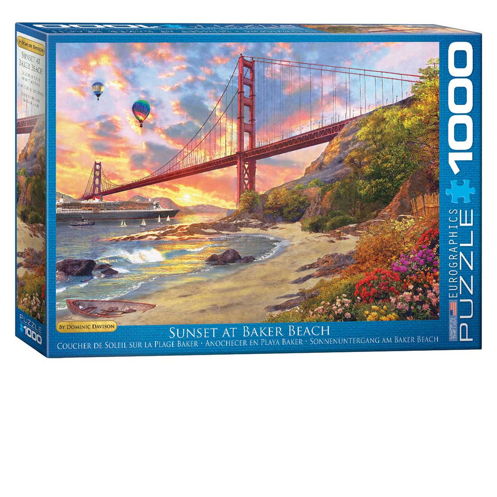 Sunset at Baker Beach 1000-Piece Puzzle