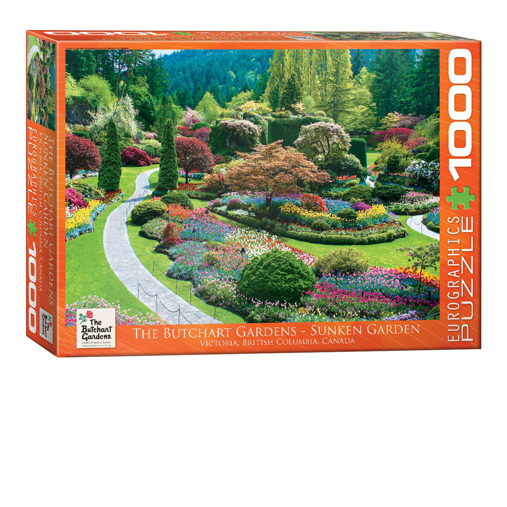 Butchart Sunken Gardens 1000-Piece Puzzle