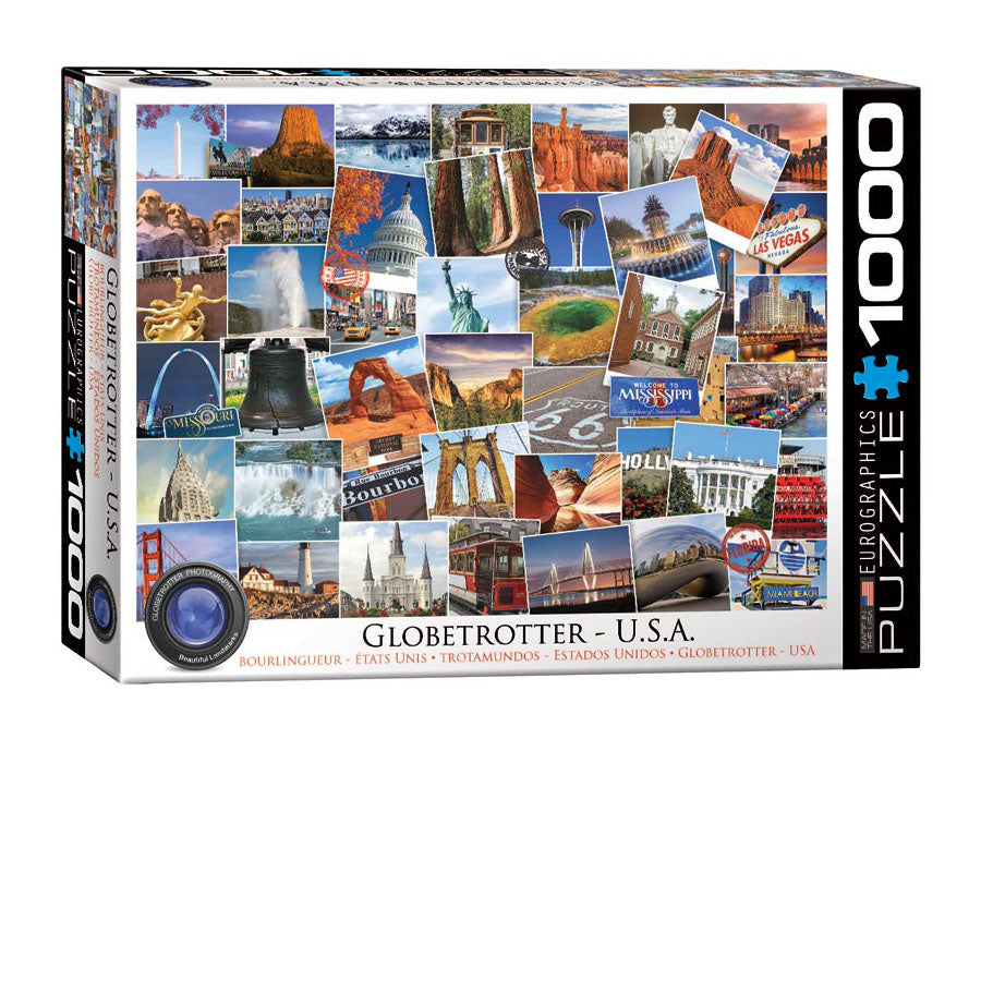 Globetrotter USA 1000-Piece Puzzle