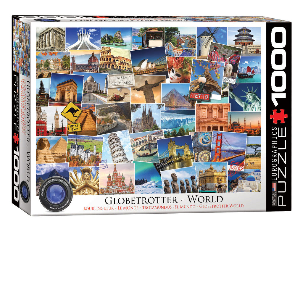 Globetrotter World 1000-Piece Puzzle
