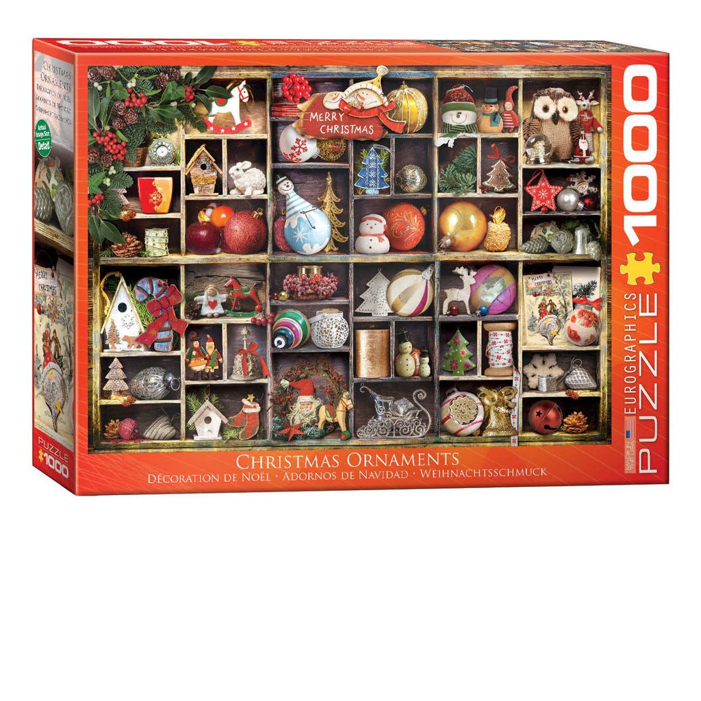 Christmas Ornaments 1000-Piece Puzzle