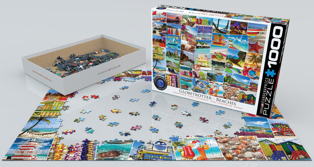 Globetrotter Beaches 1000-Piece Puzzle