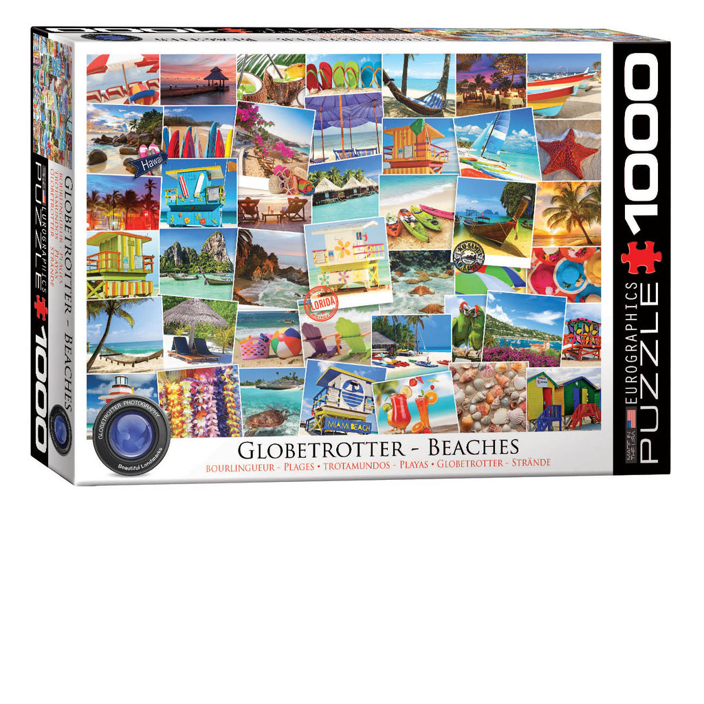 Globetrotter Beaches 1000-Piece Puzzle
