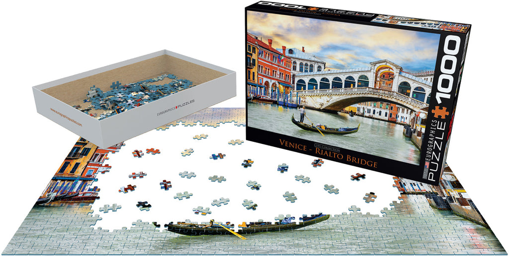 Venice Rialto Bridge 1000-Piece Puzzle