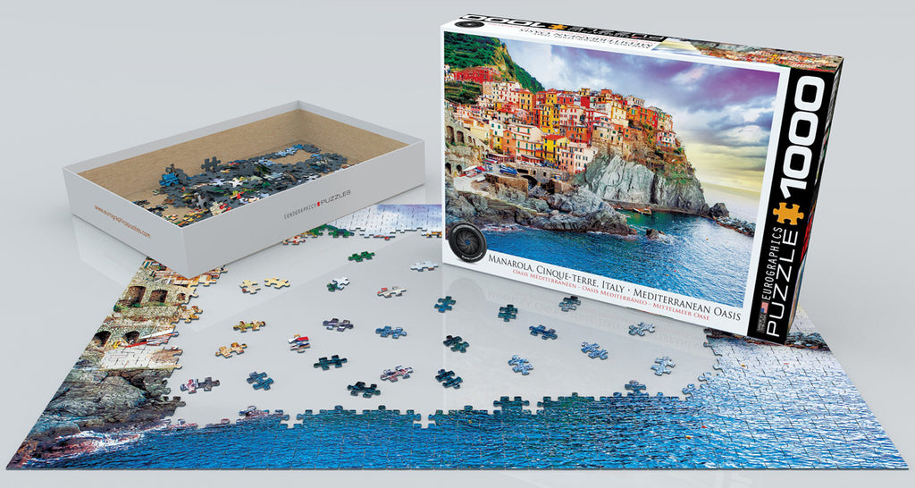 Manarola Cinque Terre 1000-Piece Puzzle