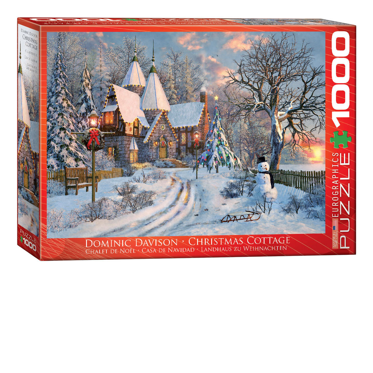 Christmas Cottage 1000 Piece Jigsaw Puzzle