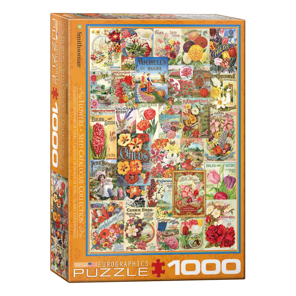 Flowers Seed Catalogue 1000-Piece Puzzle