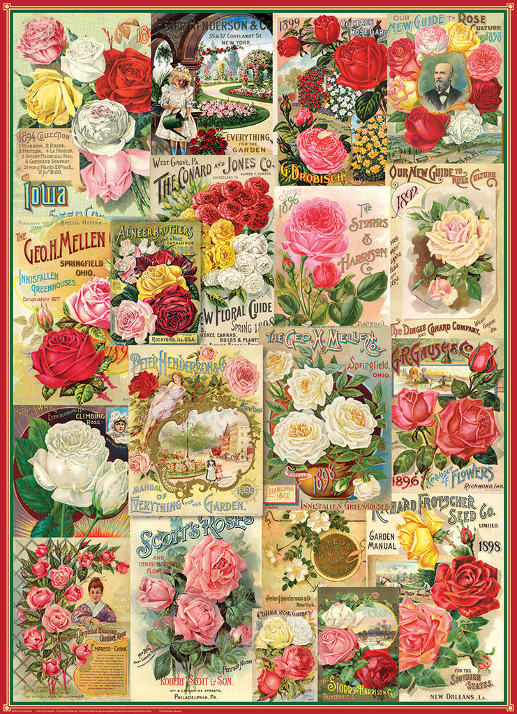 Catalogue de roses<br>Casse-tête de 1000 pièces