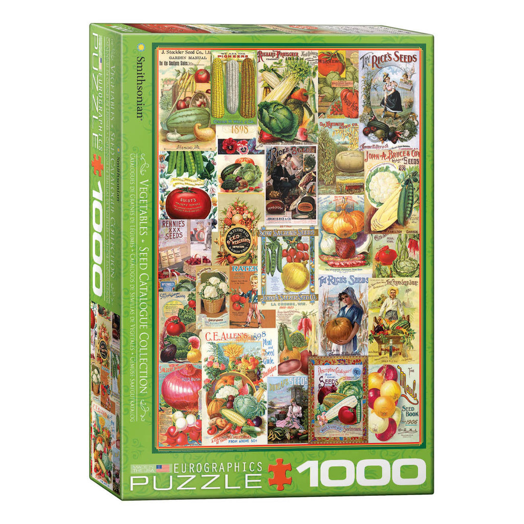 Catalogue de graines de légumes<br>Casse-tête de 1000 pièces