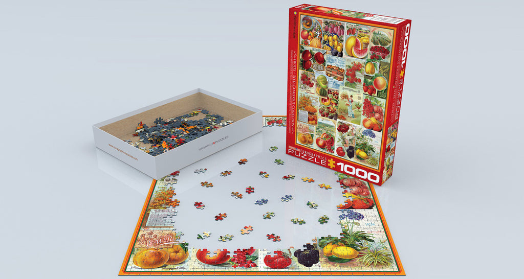 Fruit Seed Catalog Covers 1000-Piece Puzzle
