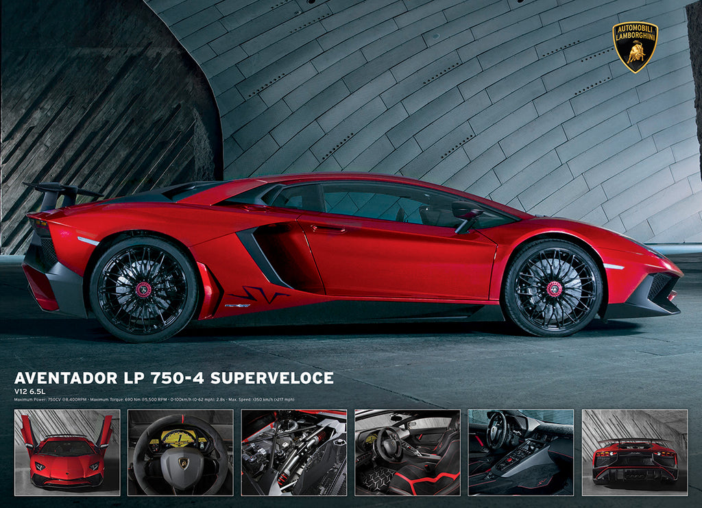 Lamborghini Aventador<br>Casse-tête de 1000 pièces