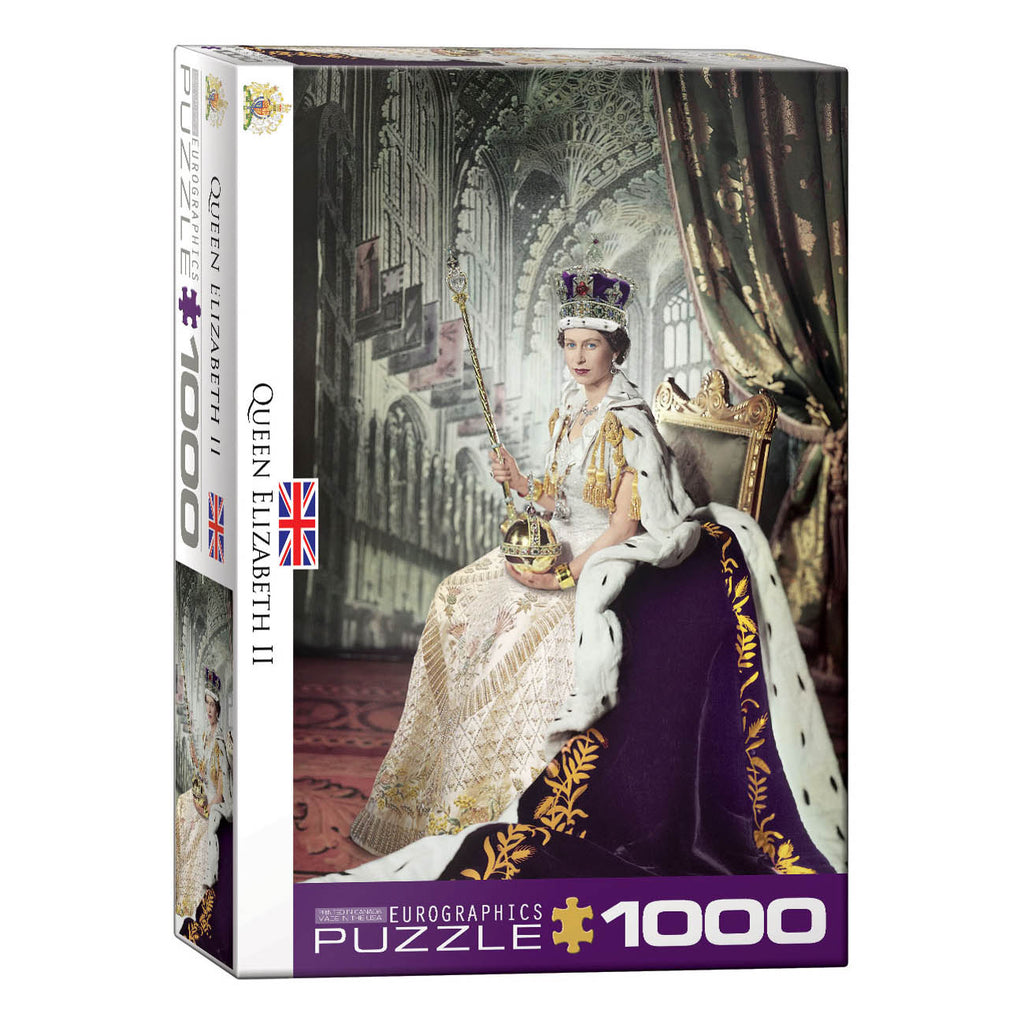Reine Elizabeth II<br>Casse-tête de 1000 pièces