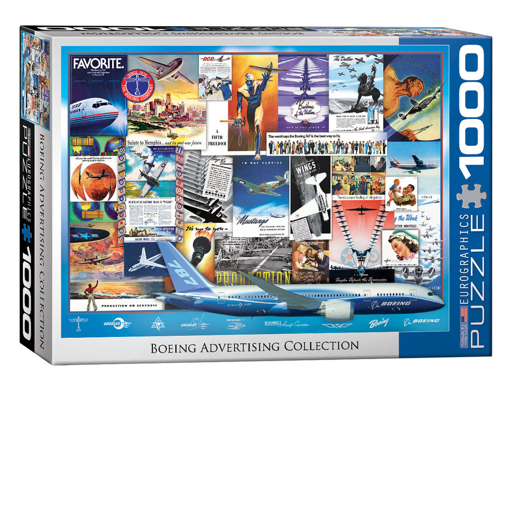 Boeing Advertising Collection 1000-Piece Puzzle