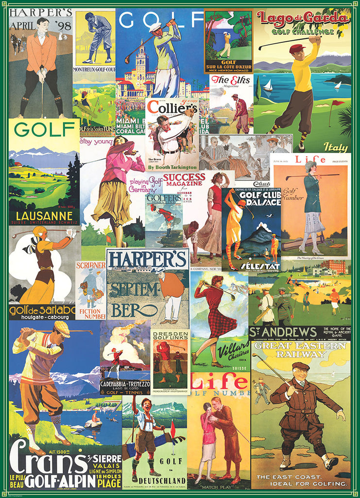 Golf Around the World 1000-Piece Puzzle