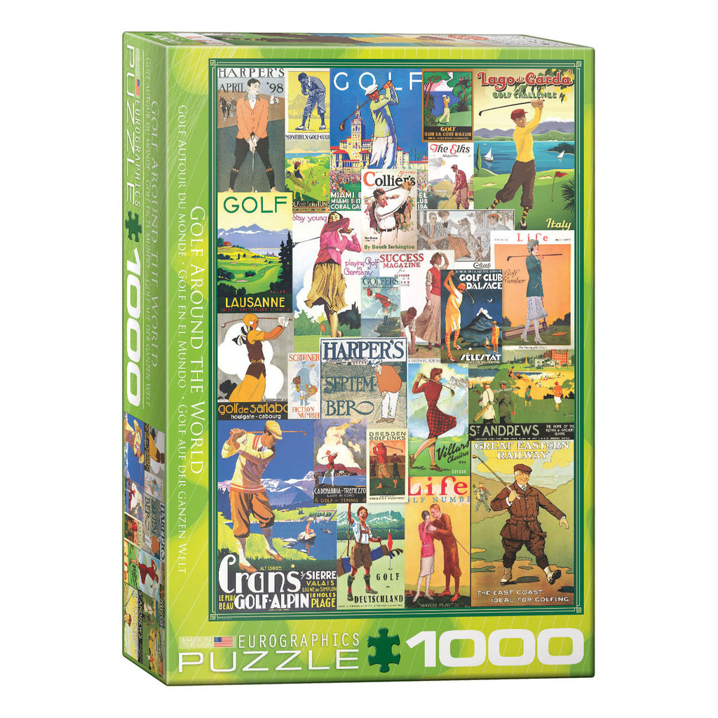 Golf Around the World 1000-Piece Puzzle