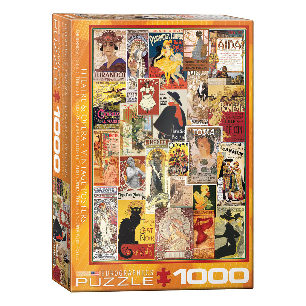 Theatre & Opera Vintage Posters 1000-Piece Puzzle