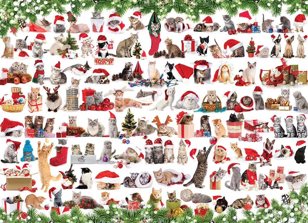 Holiday Cats 1000-Piece Puzzle