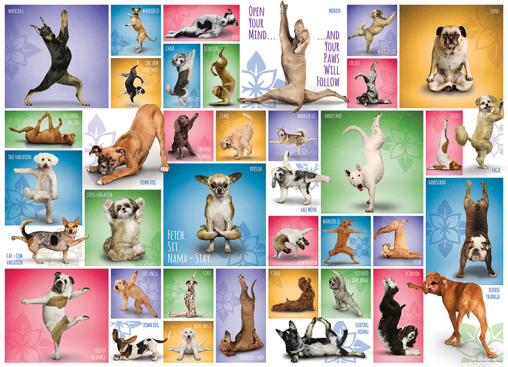 Yoga Dogs 1000-Piece Puzzle