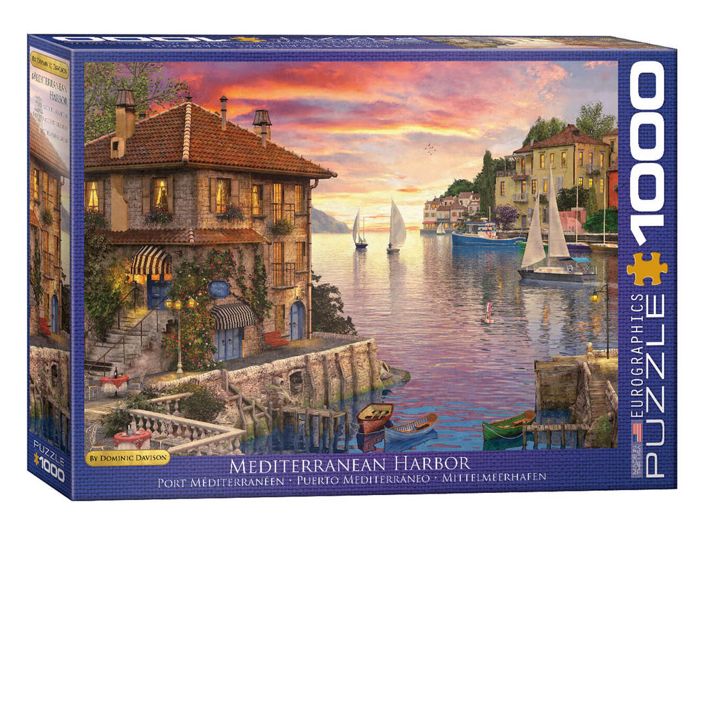 Mediterranean Harbor 1000-Piece Puzzle