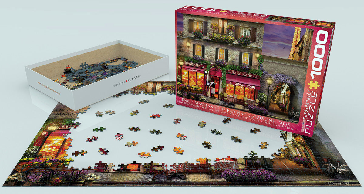 Red Hat Restaurant Paris 1000-Piece Puzzle