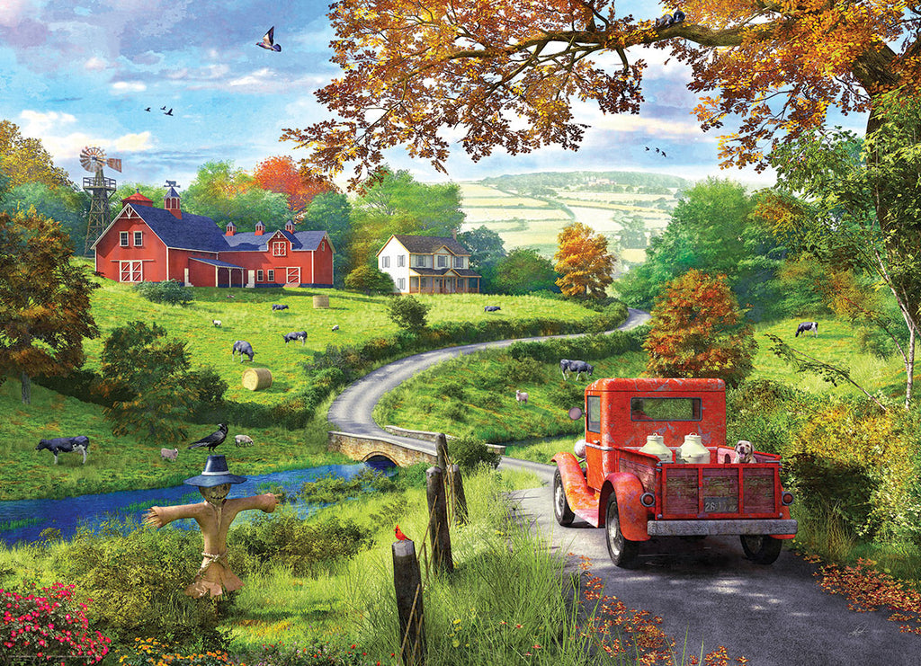 The Country Drive 1000-Piece Puzzle