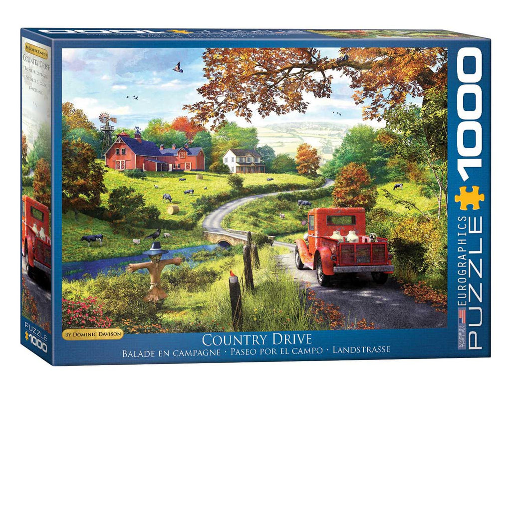 The Country Drive 1000-Piece Puzzle