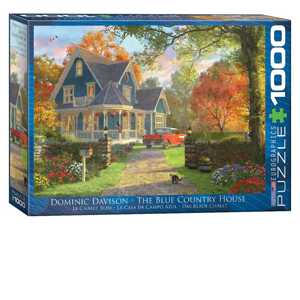 The Blue Country House 1000-Piece Puzzle
