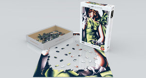 Young Girl in Green 1000-Piece Puzzle