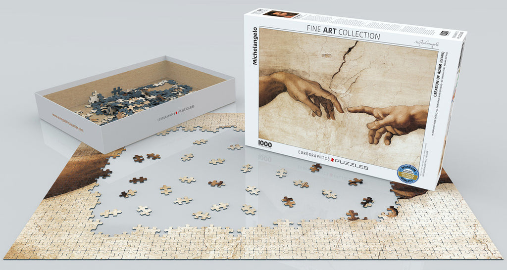 Creation of Adam 1000-Piece Puzzle
