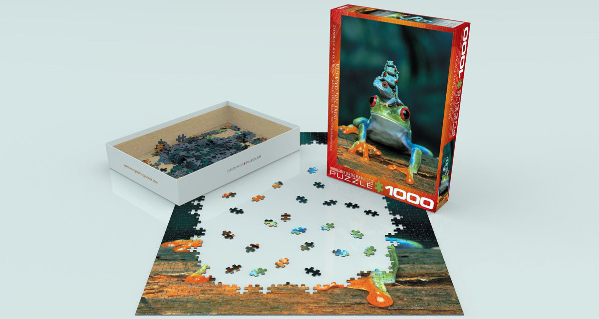 Red-Eyed Tree Frog 1000-Piece Puzzle