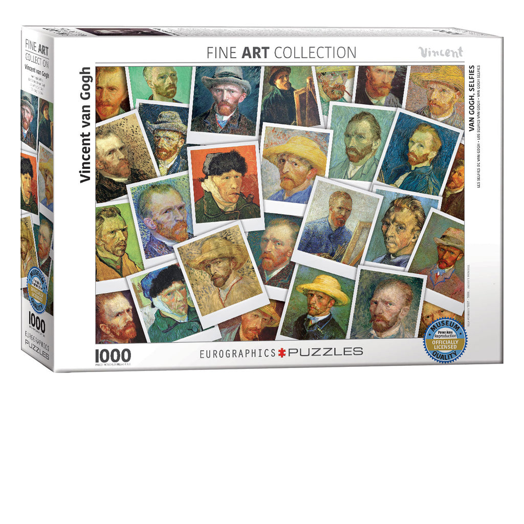 Van Gogh Selfies 1000-Piece Puzzle