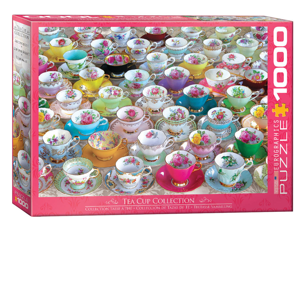 Collection de tasses à thé<br>Casse-tête de 1000 pièces
