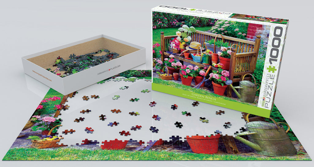 Garden Bench 1000-Piece Puzzle