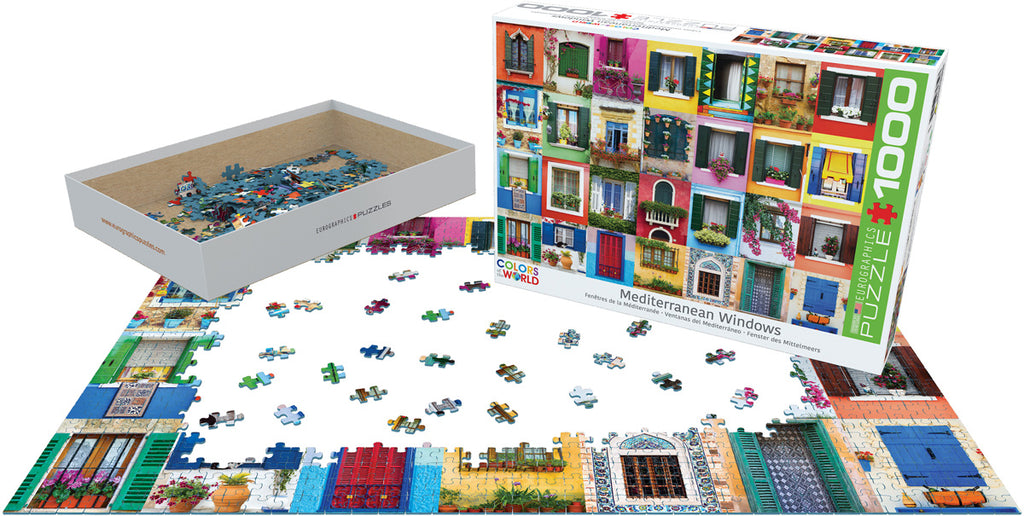 Mediterranean Windows 1000-Piece Puzzle