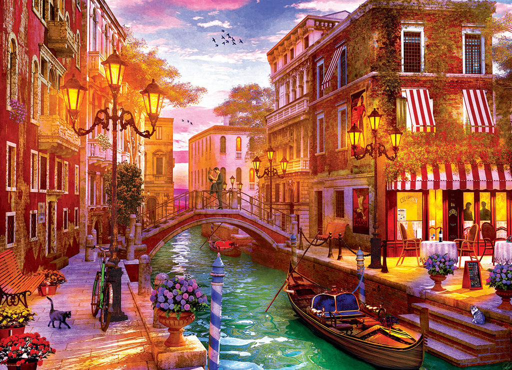 Venise romantique<br>Casse-tête de 1000 pièces